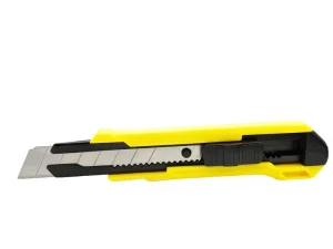 Economical Self Lock PP Grip Snap off Blade Cutter Knife for Office School