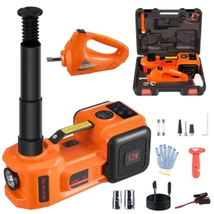 Electric Car Jack 5T Lifting Tool Emergency Equipment Car Repair Tool Electric Hydraulic Car Jack Compatible with SUV Garage