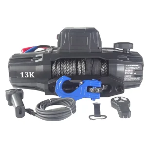 Electric Whinch 12000lbs 12 Volts Off Road Heavy Duty 4 Inch Polyester Strap Cargo Lash Winch