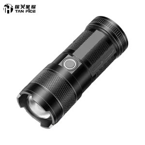 Emergency Tactical Flashlight 30W LED USB Rechargeable Aluminum Alloy Outdoor Torch Waterproof 12000 High Lumens Zoomable Power