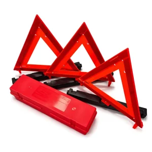 Emergency Warning Triangle Kit with Storage Box 3 Triangle Reflector Kit Assembly Kit Heavy Duty