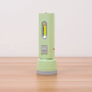 Factory ABS Battery Torch Big Power Outdoor LED Flashlight COB Mini Emergency Rechargeable Long Range IP44 6000K Customized Gift