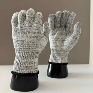 Factory Customizable Lightweight Elastic Cuff Cut Level C Safety Gloves for Material Handling & Food Preparation OEM Base