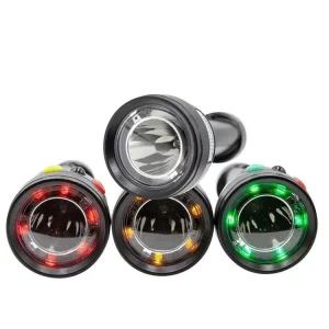 Factory Direct Sale of High quality Products Railway LED Red and Green Rechargeable Signal Flashlight Torch
