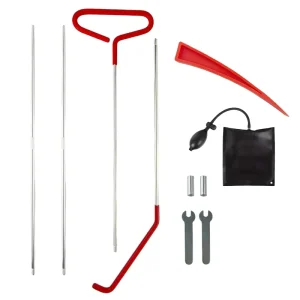 Factory Direct Sales Multi Function Automotive Emergency Tool Iron Made Adjustable Length Portable Hook Kit