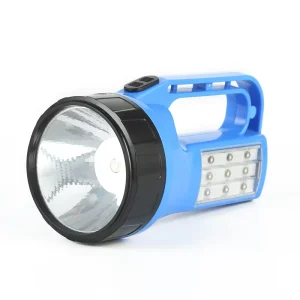 Factory IP65 Rated 1200mAh Lead Acid Battery Camping LED Rechargeable Searchlight with 12h Lighting Time