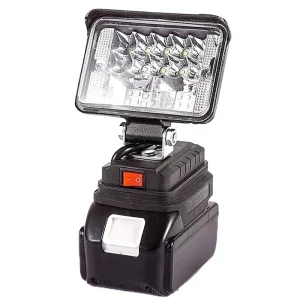 Factory Outdoor Garden Emergency Power USB Rechargeable ABS Plastic Body Camping LED Torch Working Light Flashlight