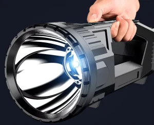 Factory P70 Charging Searchlight Outdoor Multi Function Portable Strong Solar Flashlight