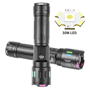 Factory Price Flashlights High Lumens Rechargeable Torch Light LED Waterproof Flashlight for Outdoor Activity