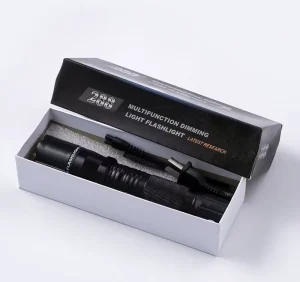 Factory Super Bright High intensity 288 Type 3 in 1 LED Flashlight Torch Self Defense Tool for Personal Protection