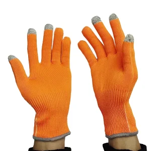 Finger Touch Cut Proof Liner Uncoated Anti Cut EN388 TDM C Colorful Cut Resistant Gloves