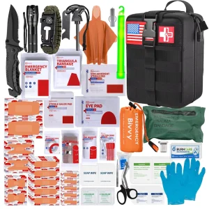First Aid Kit Survival Gear Outdoor Tactical Gear Set Camper Travel Tactical Defense Equipment Tool Kit Survival Emergency Set