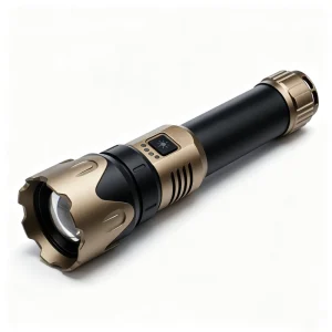 Flashlight 1200LM 500M Long Range White Laser LED Rechargeable Torch USB C Power Bank Waterproof Camping Hiking Searchlight
