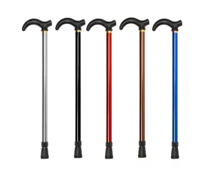 Folding Walking Sticks Two section Extendable Hiking Stick for Mountain Climbing