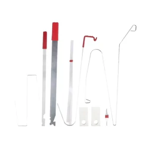 For 9pc Aluminium Car Emergency Opening Kit Universal Auto Body Repair Tool for Lock Out Situations
