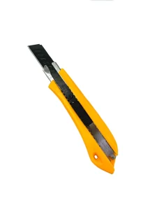 GK H021 18mm Steel Utility Knife Snap off Blade DIY Plastic Handle OEM Customized Cutting Tools