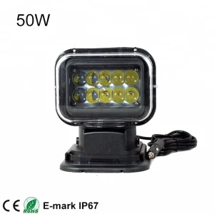 Good Quality Spot 7inch 50w Moving Head Vehicle Mounted Searchlight Waterproof Led Searchlight Super Bright
