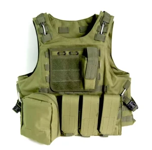 Green Custom Multicam Security Guard Vest Oxford Molle System Tactical Personal Defense Equipment Hunting Outdoor Vest