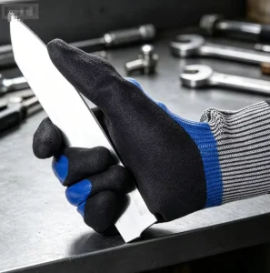 HPPE Anti-Cut Gloves Fully Dipped Cut-Resistant EN388 Work Gloves Double-Layer Fishing Protective Gloves