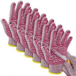 HPPE Cut-Resistant Gloves Food Contact Safe CE Level 5 Protective Food-Grade Cutting Gloves