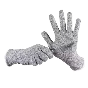HPPE Cut Resistant Gloves Safety Kitchen Anti Cut Gloves for Level 5 Proof Cutting Work