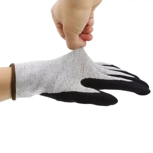 HPPE & PU Coated Cut Resistant Work Gloves Anti Cut Level D for Work Safety Cut Resistant Gloves