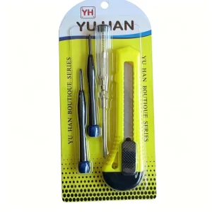 Hand Tools Set YH293 Hand Tool Kits Screwdriver Knife Brush Plier Hammer Tape $1 Product Line Hardware and Tools 1$ Series