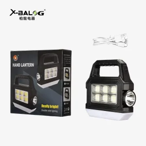 Handheld Searchlight Work Light Waterproof LED Flashlight Outdoor Use Rechargeable HeadLight with Long Beam Range
