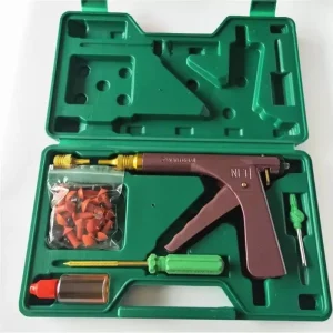 Handheld Tire Repair Kit Motorcycle EV Scooter Puncture Repair Tool Set for Tubeless Rubber Tyre Emergency Fix