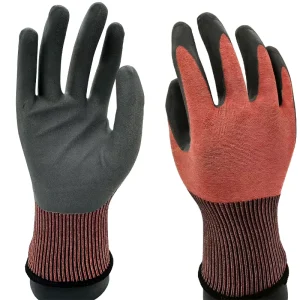 Heavy Duty Construction Cut Resistant Gloves with Anti Slip Tear Resistant Latex Sandy Coating