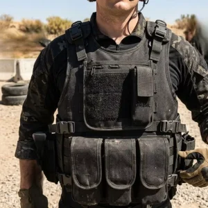 Heavy Duty Tactical Hunting Vest Adjustable Outdoor Gear Load Carrier with Quick Access Pouches for Hunting