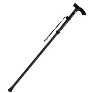 Height Adjustable Walking Cane Carbon Fiber High-end Walking Sticks for Disabled in China