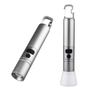 High Brightness 60 90 ABS Daily QD USB Rechargeable LED Flashlight Multi Mode Focusing White Flashlights Torches