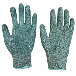 High Cut Resistant Gloves Safety Silicone Coated Construction Gloves Working Heat Resistant Gloves