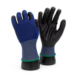 High Grip Non slip PU Coated Touch Screen Cut Resistant Mechanic Safety Gloves with Reinforced Crotch