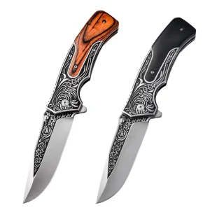 High Hardness Folding Knife Camping Outdoor Tool Self Defense Pocket Knife Multi Functional Survival Knife