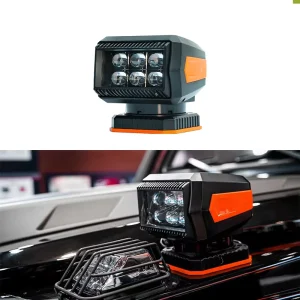 High Lumen 5000Lm General Searchlight G Class Black LED DRL Magnetic Searchlight for Mercedes Benz W463 W464 W465 Off road Light