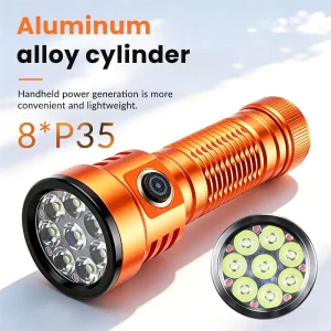 High Lumen Mini Portable Flashlight Rechargeable High Brightness Outdoor Camping Emergency Handheld LED Torch