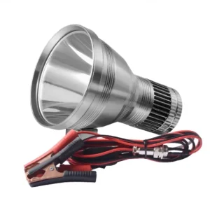 High Power 12V 100W IP65 Rated Cool White 50% Dimming Flashing Long Distance Range Search Light with Tripod LED Fishing Light