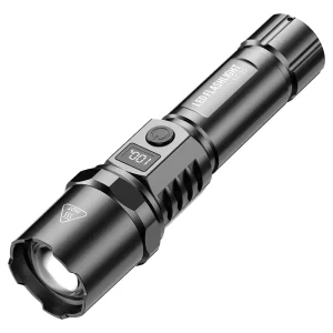High Power AA LED Camping Fishing Searchlight Outdoor Waterproof Tactical Hunting Flashlight 1000M Beam Distance Adjustable Beam