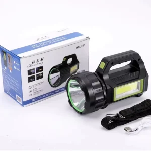 High Power ABS Work Light Solar Power Bank Multifunctional Portable IP65 Waterproof USB Rechargeable Flashlight Searchlight