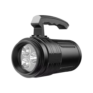 High Power Industrial Waterproof LED Aluminum Alloy 36W*3 32000mAh Rechargeable Portable Searchlight Adjustable Beam 200 500M