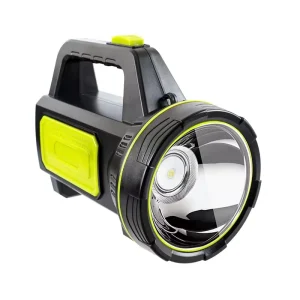 High Power LED Rechargeable Portable Searchlight Flashlight Long Lasting Side Lights Outdoor Patrol Use