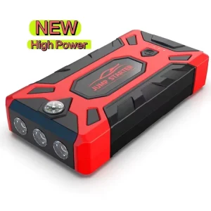 High Power Portable 12V 2400mAh Car Jump Starter and Power Bank with LED Light 2000A Start Current Emergency Tool