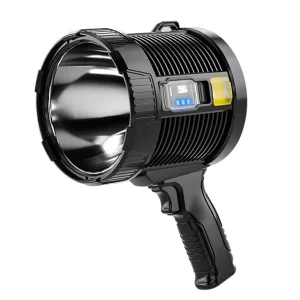 High Power Portable LED Flashlight COB Camp Light Spotlights Solar Panel USB Charging Torch Light With 9000mAh Lithium Battery