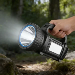 High Power Portable Search Light Strong LED Searchlight Ultra Bright Flashlight Outdoor Emergency Patrol Use