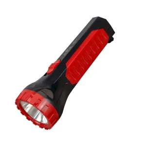 High Power Rechargeable ABS LED Flashlight & Torch with IP44 Waterproof 6000K Daylight 100 Lumens Outdoor Emergency Lighting