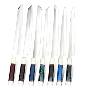 High quality Handmade 10 inch Sushi Knife Easy to Clean and Great Kitchen Cutting Tool