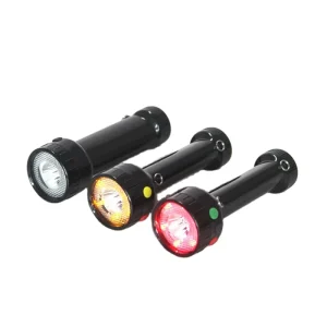 High quality Products Railway LED Red and Green Rechargeable Signal Flashlight Torch for Railway Track Maintenance