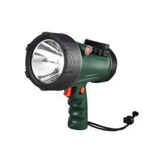 IP68 Waterproof ABS Camping Patrol Rechargeable 18650 Flashlight High Intensity LED Outdoor High Power Submersible Searchlight